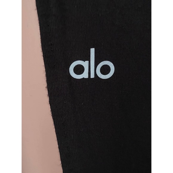 Alo Yoga Intention Side Split Slit Yoga Pants Black Size Medium - Picture 12 of 13